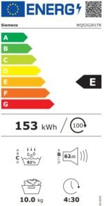 Siemens iQ300 WQ52G201TR 10 KG Isı Pompalı Çamaşır Kurutma Makinesi - Görsel 12