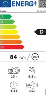 Profilo BM4381EG 4 Programlı 13 Kişilik Bulaşık Makinesi - Görsel 4