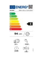 Grundig GPDF 5701 S 5 Programlı 13 Kişilik Bulaşık Makinesi - Görsel 9