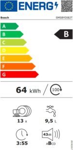 Bosch SMS8YDI82T 8 Programlı 13 Kişilik Bulaşık Makinesi - Görsel 6
