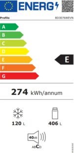 Profilo BD3076WEVN 521 LT No-Frost Kombi Tipi Buzdolabı - Görsel 7