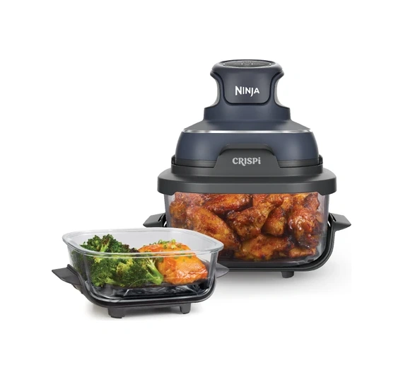 IMG-276618229625982123 Ninja Crispi 4-in-1 Taşınabilir Cam Hazneli Pişirme Sistemi - Görsel 1