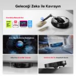 Roborock Saros Z70 Akıllı Robot Süpürge Beyaz - Görsel 10
