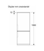Bosch KGP86AXB0N 621 LT No-Frost Kombi Tipi Buzdolabı - Görsel 8