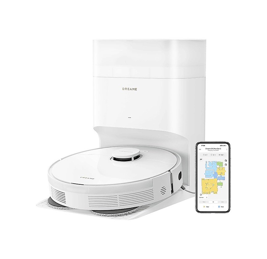 IMG-3116845713127157031 Dreame L10s Plus Robot Süpürge Beyaz - Görsel 1