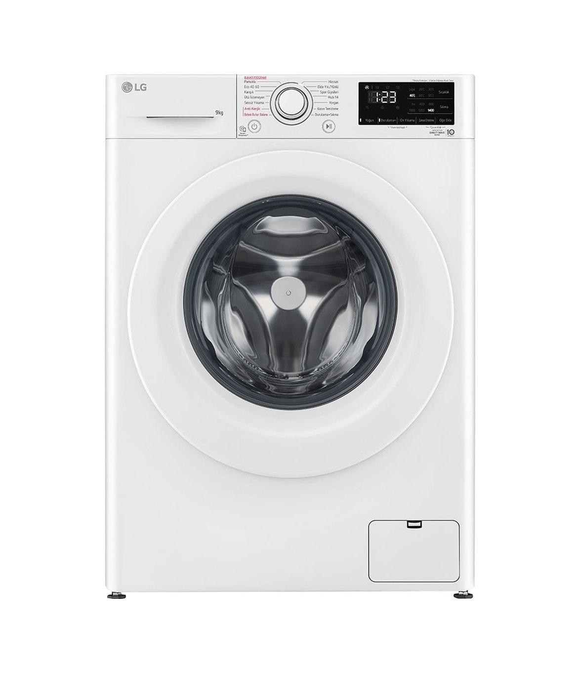 IMG-3395614661921167240 LG F4V3VYW3WE 1400 Devir 9 KG Çamaşır Makinesi - Görsel 1