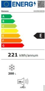 Siemens GS29NVWE0N 200 LT 6 Çekmeceli Dikey Derin Dondurucu - Görsel 4