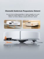 Roborock Q8 Max Pro Akıllı Robot Süpürge Beyaz - Görsel 3