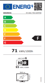 GRUNDIG 55 GKU 750A 55" 139 Ekran Uydu Alıcılı Dolby Vision Google TV Smart 4K UHD LED TV Siyah - Görsel 9