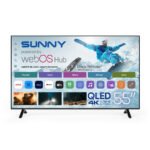 Sunny SN55QMN252C-S 55” Frls UHD Manyas QLED TV