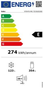 Beko 970476 MG 477 LT No-Frost Çift Kapılı Buzdolabı - Görsel 11