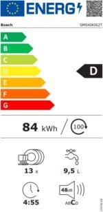 Bosch SMS4IKI62T 6 Programlı 13 Kişilik Bulaşık Makinesi - Görsel 2