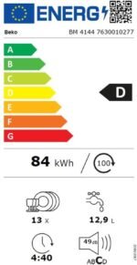 Beko BM 4144 4 Programlı 13 Kişilik Bulaşık Makinesi - Görsel 5