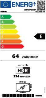 Vestel 55UG9750 55" 139 Ekran 4K Smart Google TV - Görsel 8