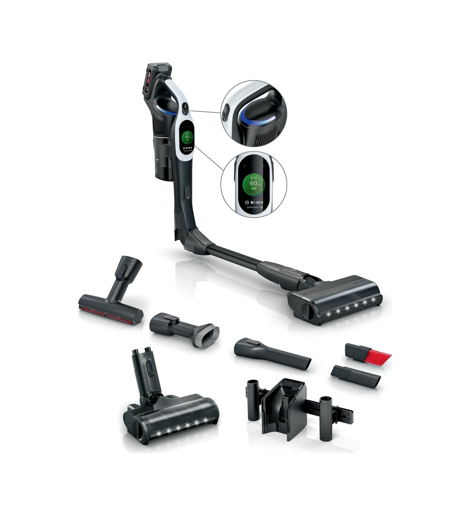 IMG-6493343847681054344 Bosch BCS1041WAC Unlimited 10 Dikey Şarjlı Süpürge - Görsel 1