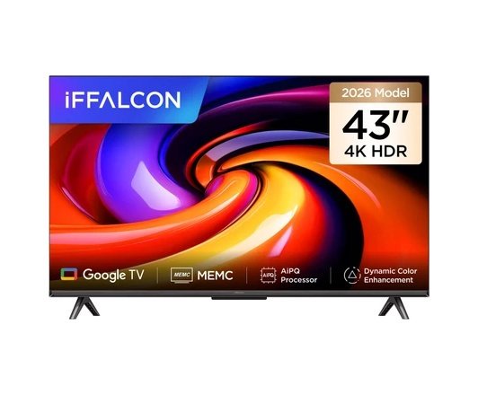 IMG-6886678957218461023 iFFALCON 43U65 43" 4K Ultra HD Google LED TV - Görsel 1