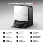 Roborock Saros Z70 Akıllı Robot Süpürge Beyaz - Görsel 5