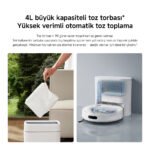 Xiaomi Robot Vacuum H40 Akıllı Robot Süpürge + Mop 10000 Pa (Xiaomi Türkiye Garantili) - Görsel 2